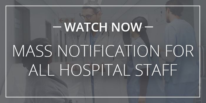 mass notification for hospital staff