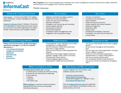 InformaCast Battlecard