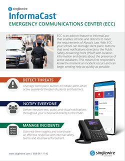 InformaCast Emergency Communication Center