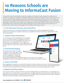 10 Reasons Schools Are Moving to InformaCast Fusion