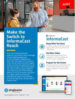 Make the Switch to InformaCast Reach (K12)