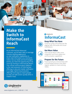 Make the Switch to InformaCast Reach