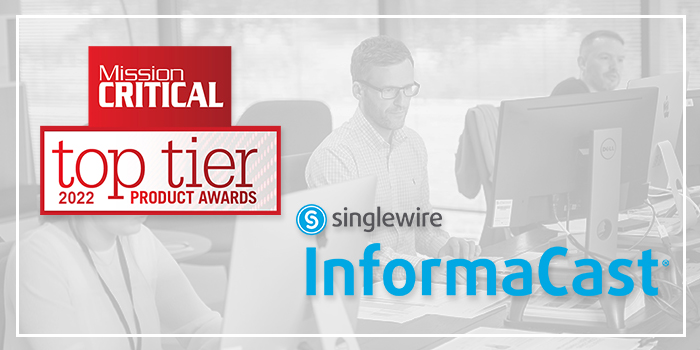Singlewire Software wins 2022 Mission Critical Top Tier Product Award