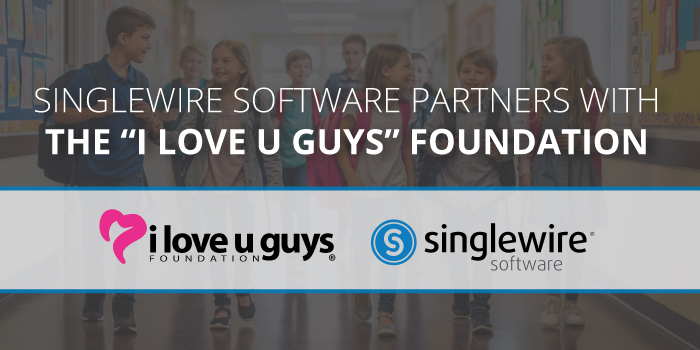 Singlewire and I Love U Guys logos