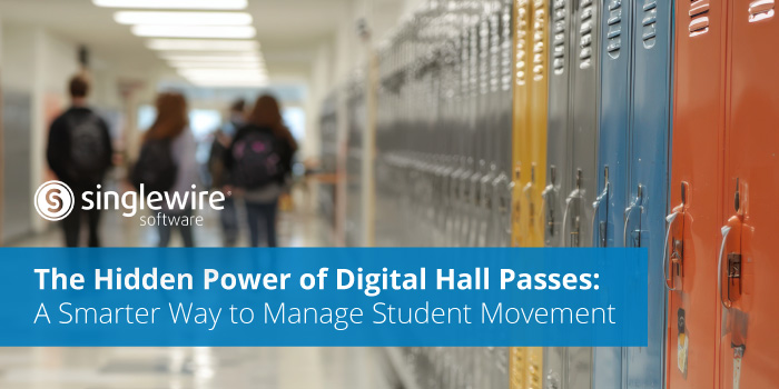 students in a hallway excused from class