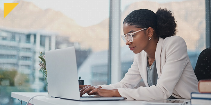 women working on computer