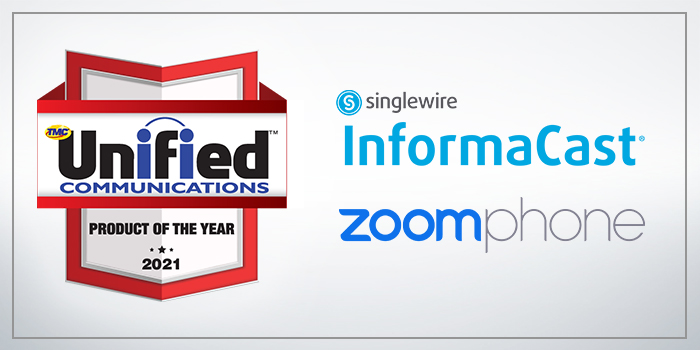 Singlewire Software wins 2021 Unified Communications Product of the Year Award