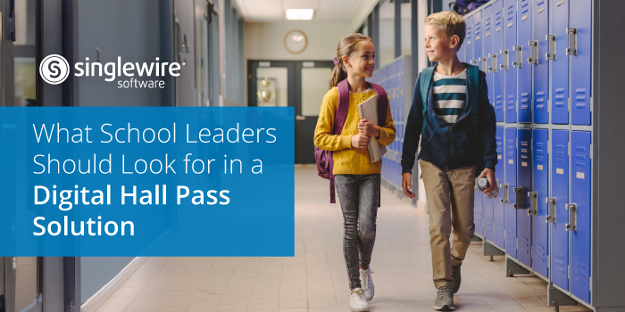 students walking in a school hallway